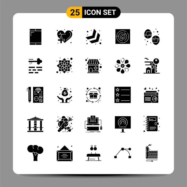 Conjunto Iconos Creativos Universales Simplemente Vector Ilustraciones Para Aplicaciones Web — Vector de stock