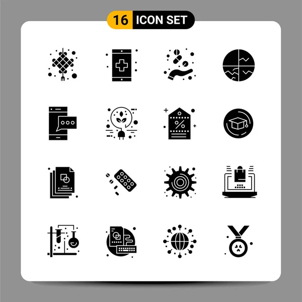 Conjunto Iconos Creativos Universales Simplemente Vector Ilustraciones Para Aplicaciones Web — Archivo Imágenes Vectoriales