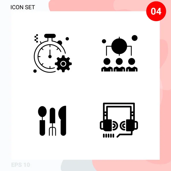 Set Universal Creative Icons Simply Vector Illustrations Web Mobile Apps — Stock Vector