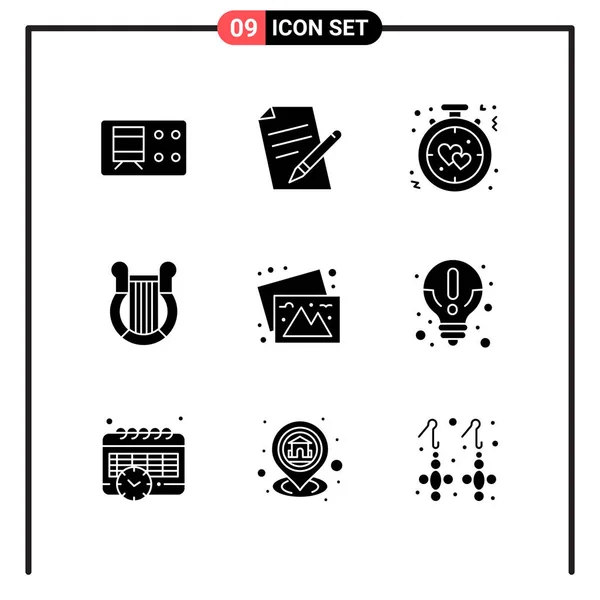 Set Universal Creative Icons Simply Vector Illustrations Web Mobile Apps — Stock Vector