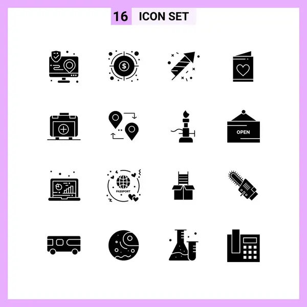 Set Universal Creative Icons Simply Vector Illustrations Web Mobile Apps — Stock Vector