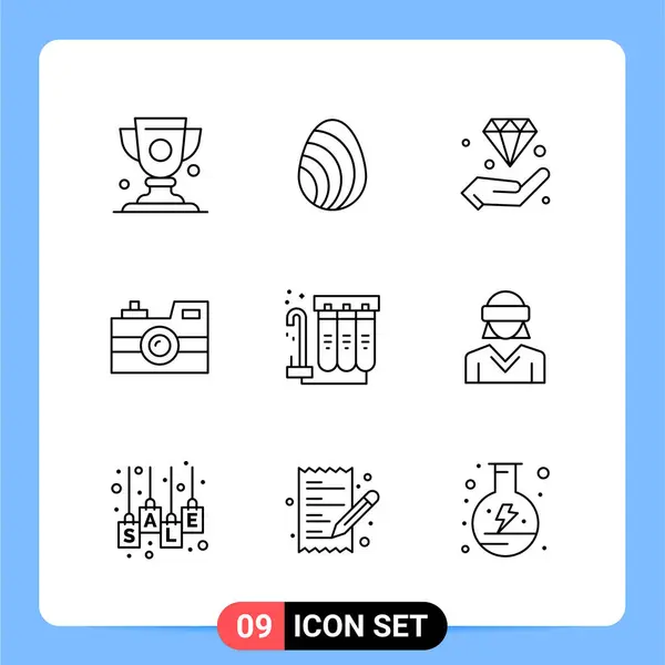 Set of 16 Universal Icons Business Vector — Stock Vector