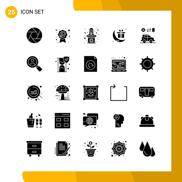 Conjunto Iconos Creativos Universales Simplemente Vector Ilustraciones Para Aplicaciones Web — Vector de stock