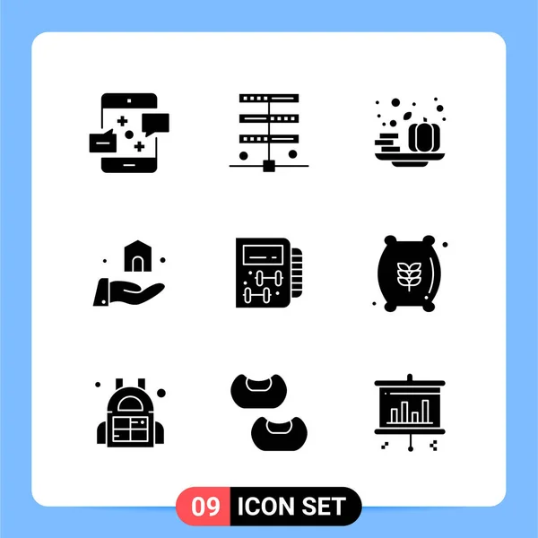 Conjunto Iconos Creativos Universales Simplemente Vector Ilustraciones Para Aplicaciones Web — Archivo Imágenes Vectoriales