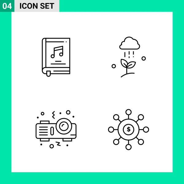 Set de 25 iconos de negocio universales Vector — Vector de stock