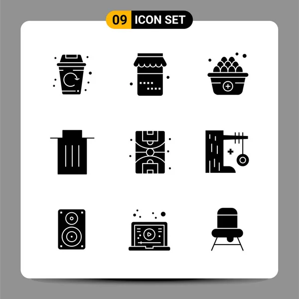 Conjunto Iconos Creativos Universales Simplemente Vector Ilustraciones Para Aplicaciones Web — Vector de stock