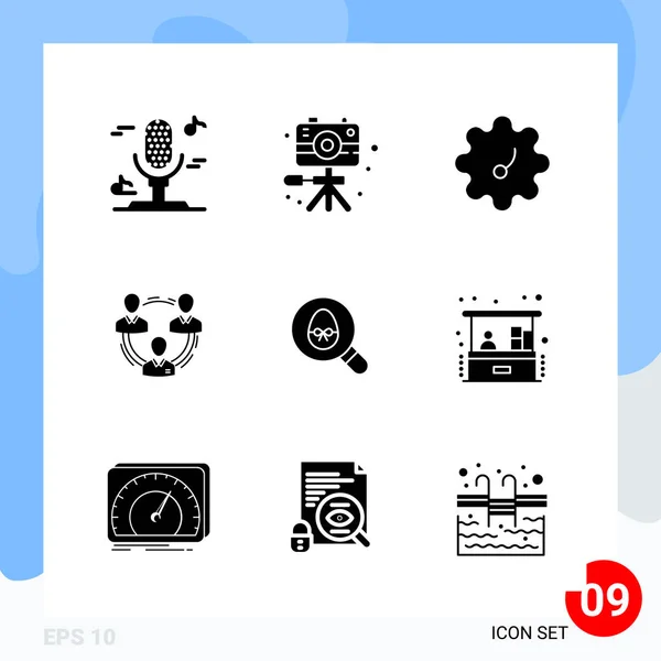 Conjunto Iconos Creativos Universales Simplemente Vector Ilustraciones Para Aplicaciones Web — Vector de stock