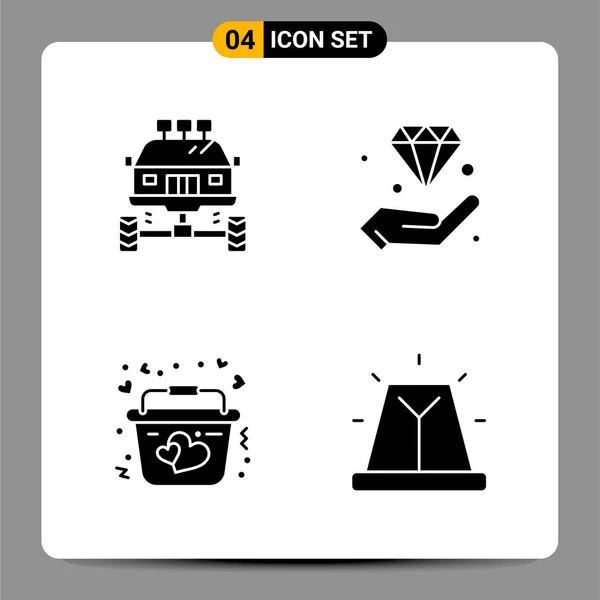 Conjunto Iconos Creativos Universales Simplemente Vector Ilustraciones Para Aplicaciones Web — Vector de stock