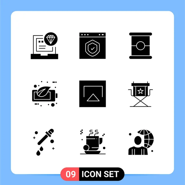 Conjunto Iconos Creativos Universales Simplemente Vector Ilustraciones Para Aplicaciones Web — Vector de stock