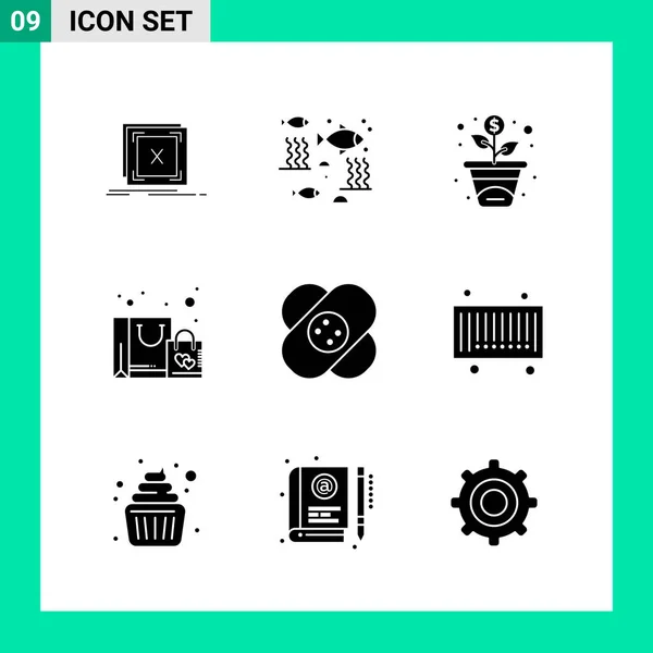 Conjunto Iconos Creativos Universales Simplemente Vector Ilustraciones Para Aplicaciones Web — Archivo Imágenes Vectoriales