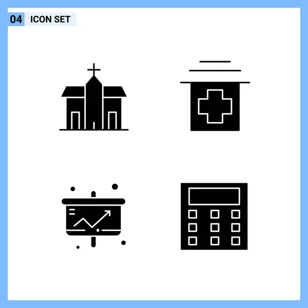 Conjunto Iconos Creativos Universales Ilustración Vectorial — Archivo Imágenes Vectoriales