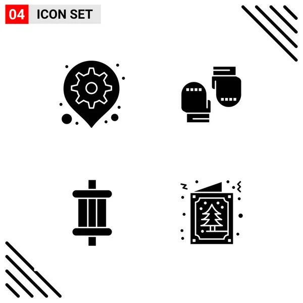 Conjunto Iconos Creativos Universales Simplemente Vector Ilustraciones Para Aplicaciones Web — Vector de stock