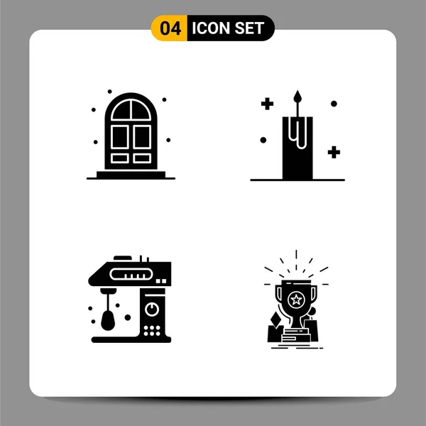 Conjunto Iconos Creativos Universales Simplemente Vector Ilustraciones Para Aplicaciones Web — Vector de stock