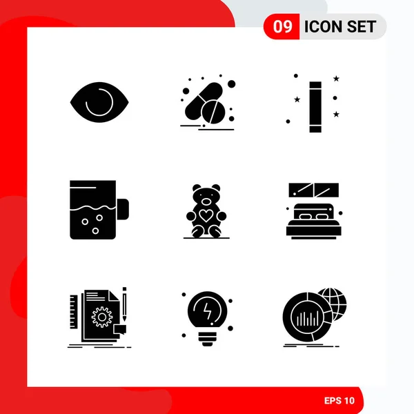 Conjunto Iconos Creativos Universales Simplemente Vector Ilustraciones Para Aplicaciones Web — Archivo Imágenes Vectoriales