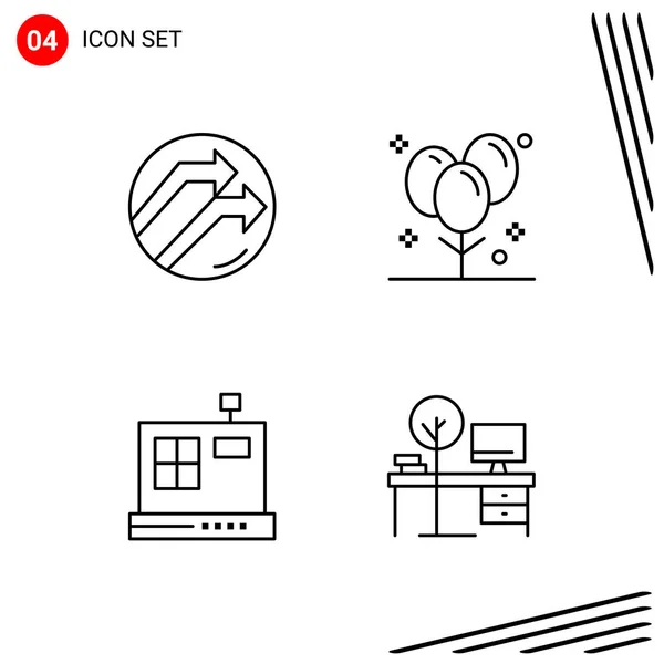 Set van 25 Universele Business Iconen Vector — Stockvector