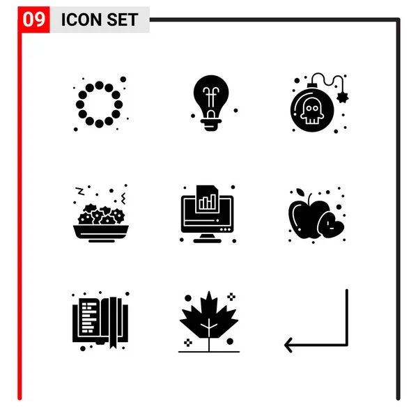 Set Universeller Kreativer Symbole Einfach Vektorillustrationen Für Web Und Mobile — Stockvektor