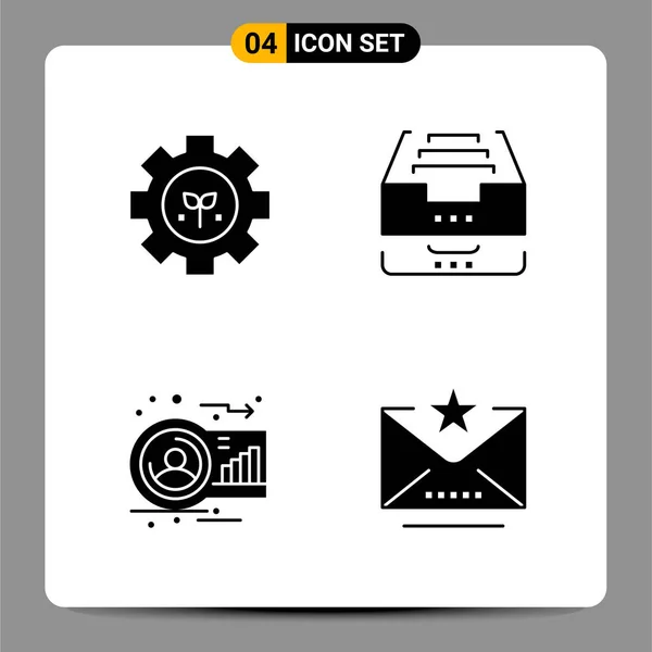 Set Dari Ikon Kreatif Universal Cukup Ilustrasi Vektor Untuk Aplikasi - Stok Vektor