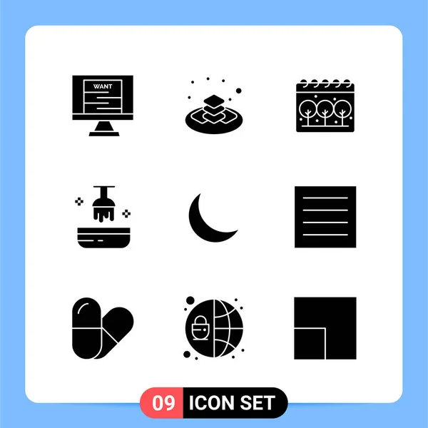 Conjunto Iconos Creativos Universales Simplemente Vector Ilustraciones Para Aplicaciones Web — Vector de stock