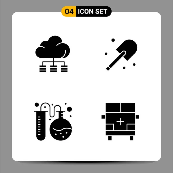 Conjunto Iconos Creativos Universales Simplemente Vector Ilustraciones Para Aplicaciones Web — Vector de stock