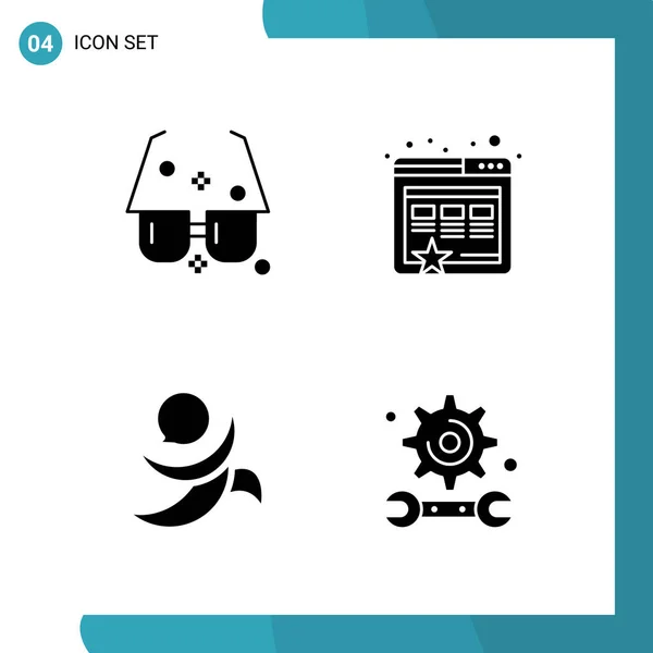 Set Universal Creative Icons Simply Vector Illustrations Web Mobile Apps — Stock Vector