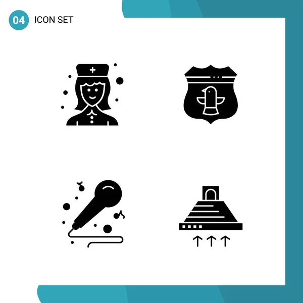 Conjunto Iconos Creativos Universales Simplemente Vector Ilustraciones Para Aplicaciones Web — Vector de stock