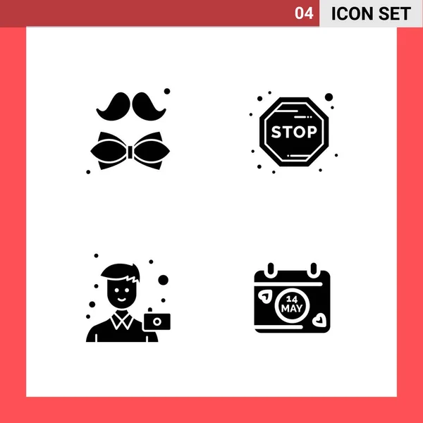 Conjunto Iconos Creativos Universales Simplemente Vector Ilustraciones Para Aplicaciones Web — Vector de stock