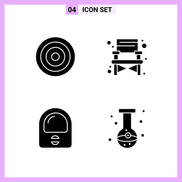 Set Dari Ikon Kreatif Universal Cukup Ilustrasi Vektor Untuk Aplikasi - Stok Vektor