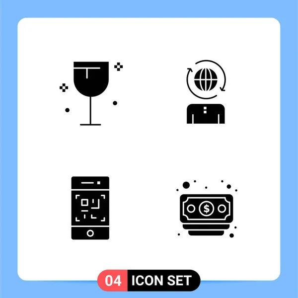 Conjunto Iconos Creativos Universales Simplemente Vector Ilustraciones Para Aplicaciones Web — Vector de stock