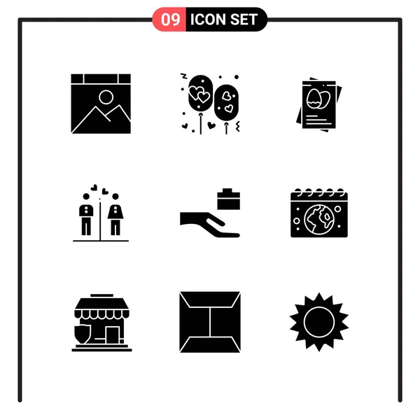 Conjunto de 16 iconos universales Vector de negocios — Archivo Imágenes Vectoriales