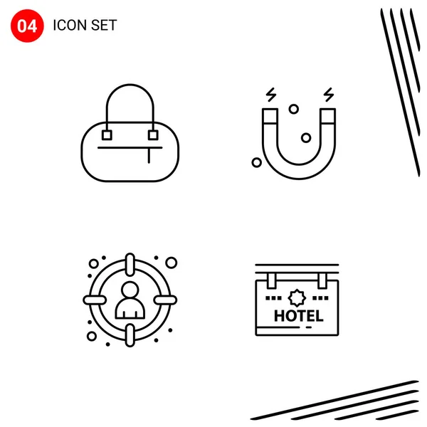 Set of 25 Universal Business Icons Vector — Stock Vector