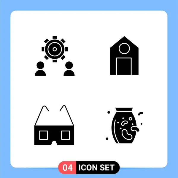 Set Universal Creative Icons Simply Vector Illustrations Web Mobile Apps — Stock Vector