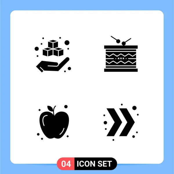 Conjunto Iconos Creativos Universales Simplemente Vector Ilustraciones Para Aplicaciones Web — Vector de stock