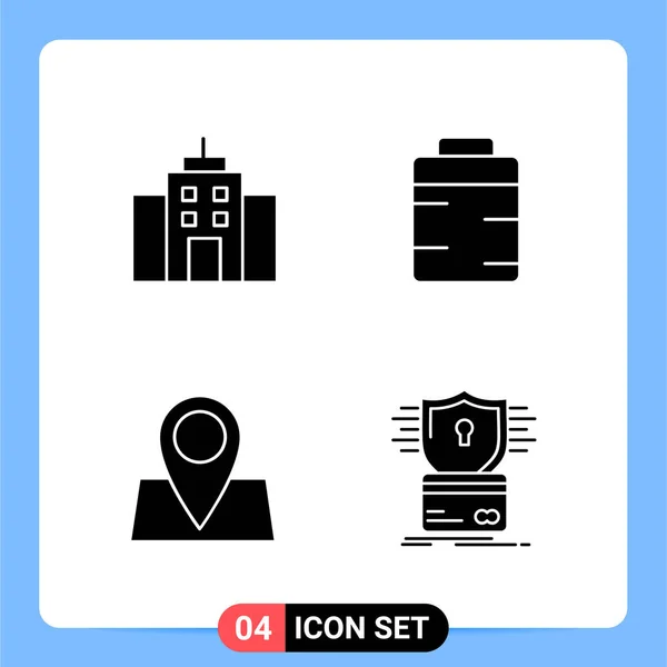 Conjunto Iconos Creativos Universales Simplemente Vector Ilustraciones Para Aplicaciones Web — Vector de stock