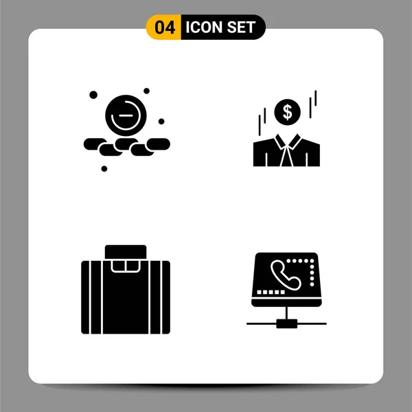 Conjunto Iconos Creativos Universales Simplemente Vector Ilustraciones Para Aplicaciones Web — Vector de stock