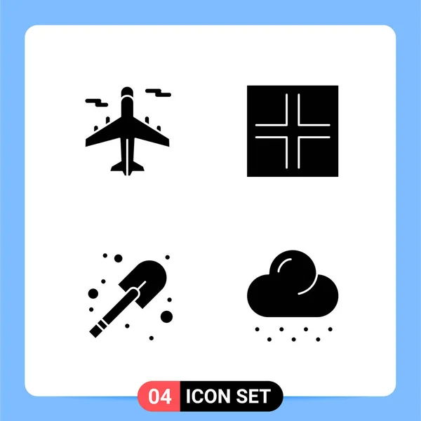 Set Universal Creative Icons Simply Vector Illustrations Web Mobile Apps — Stock Vector