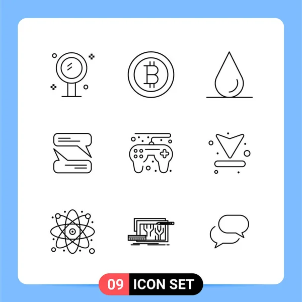 Set de 25 iconos de negocio universales Vector — Vector de stock