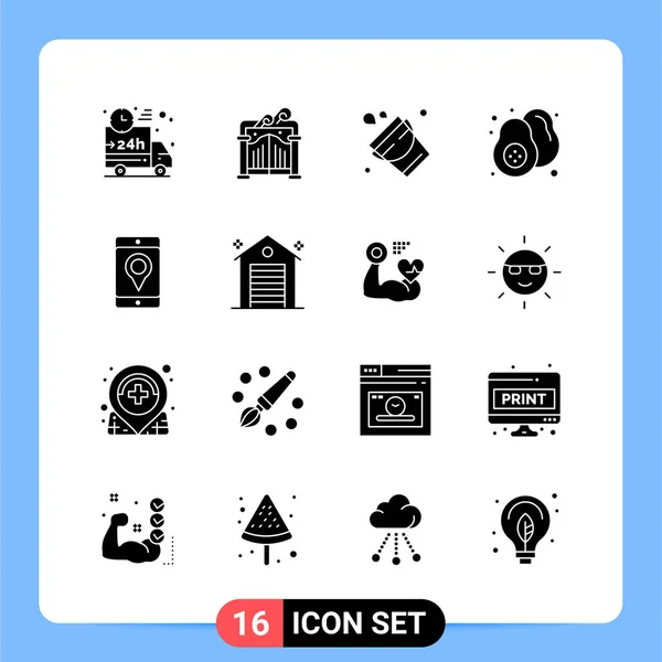 Conjunto Iconos Creativos Universales Simplemente Vector Ilustraciones Para Aplicaciones Web — Vector de stock