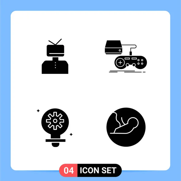 Set Universal Creative Icons Simply Vector Illustrations Web Mobile Apps — Stock Vector