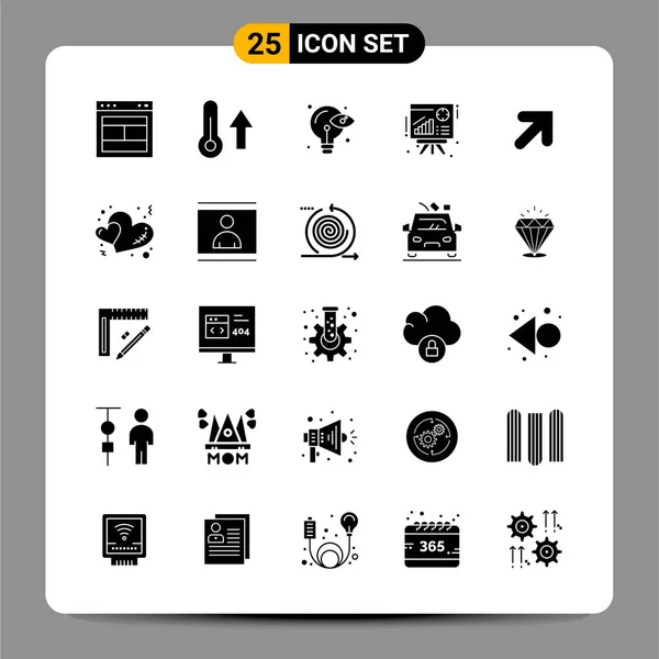 Iconos Línea Conjunto Vector — Vector de stock