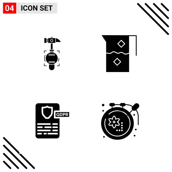 Set Universal Creative Icons Simply Vector Illustrations Web Mobile Apps — Stock Vector