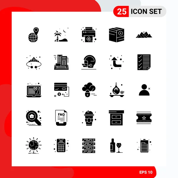 Conjunto Iconos Creativos Universales Simplemente Vector Ilustraciones Para Aplicaciones Web — Vector de stock