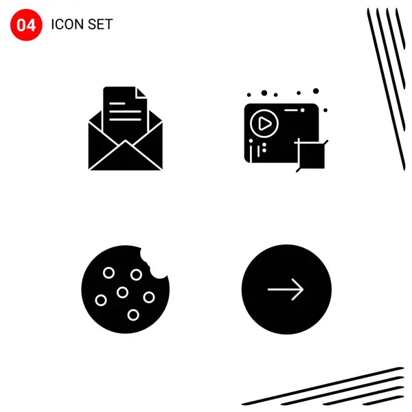 Set Universal Creative Icons Simply Vector Illustrations Web Mobile Apps — Stock Vector