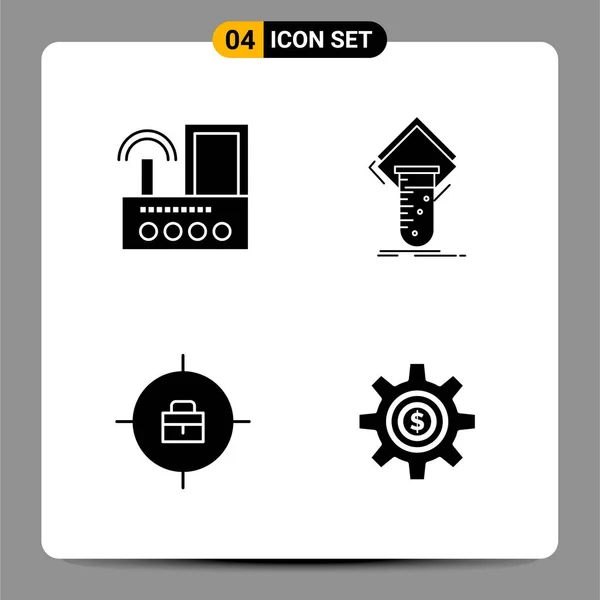 Conjunto Iconos Creativos Universales Simplemente Vector Ilustraciones Para Aplicaciones Web — Vector de stock