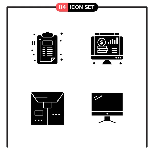 Conjunto Iconos Creativos Universales Simplemente Vector Ilustraciones Para Aplicaciones Web — Vector de stock