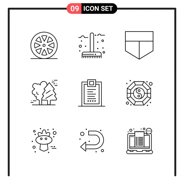 Set Universal Creative Icons Simply Vector Illustrations Web Mobile Apps — Stock Vector