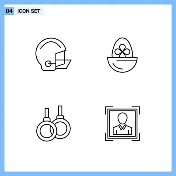 Set Universal Creative Icons Simply Vector Illustrations Web Mobile Apps — Stock Vector