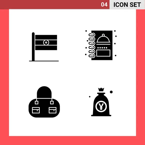 Conjunto Iconos Creativos Universales Simplemente Vector Ilustraciones Para Aplicaciones Web — Vector de stock