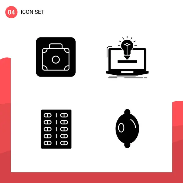 Set Universal Creative Icons Simply Vector Illustrations Web Mobile Apps — Stock Vector