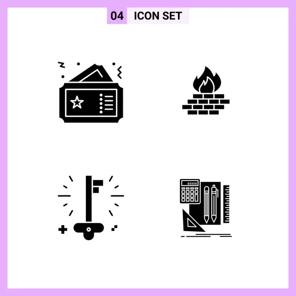 Set Universal Creative Icons Simply Vector Illustrations Web Mobile Apps — Stock Vector