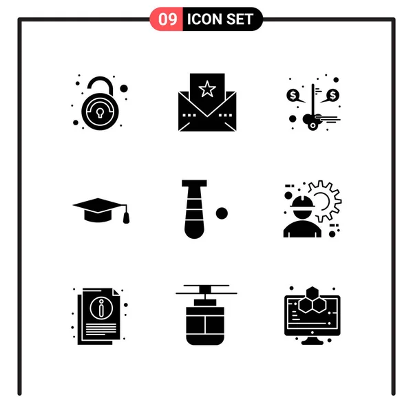 Pictogram Set Van Simple Flat Color Filled Lines Van Camera — Stockvector